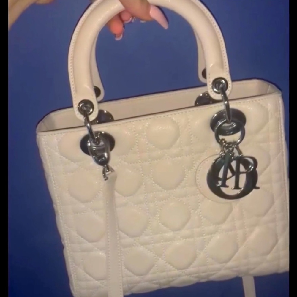 Powder pink lady Dior bag